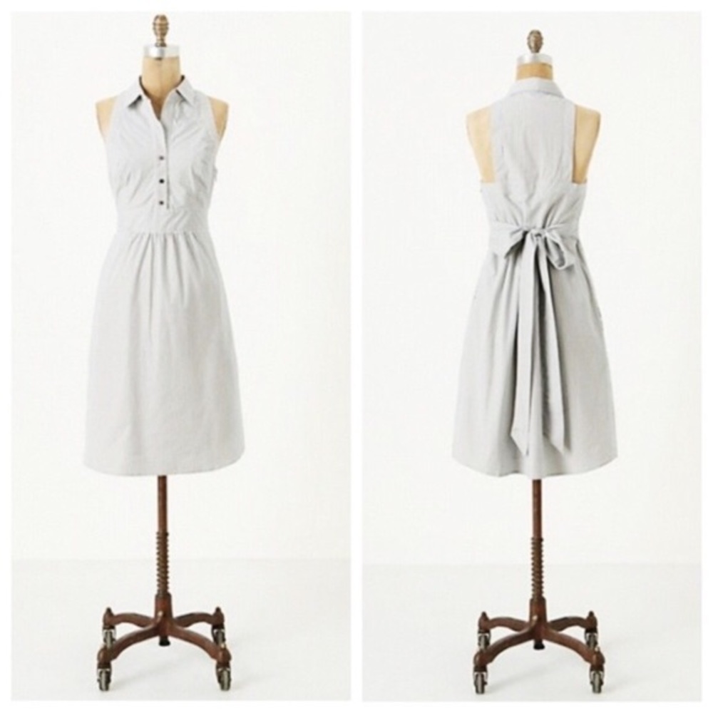 Maeve Anthropologie Striped Shirtdress